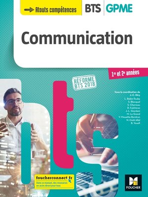 cover image of COMMUNICATION--BTS 1&2 GPME--Éd. 2018--Manuel FXL